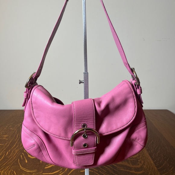 Coach Rare Barbie Pink SoHo Buckle Shoulder Bag - Picture 2 of 14